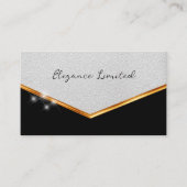 Conception de carte de visite de consultant élégan (Devant)