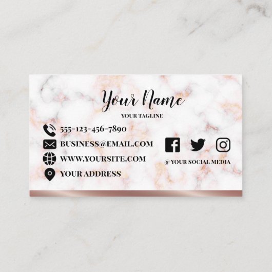 Conception de carte de visite de logo de cil (Dos)