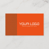 Conception de carte de visite de logo de marque mi (Devant)