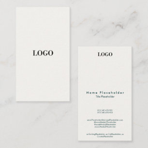 Conception de carte de visite de luxe minimaliste