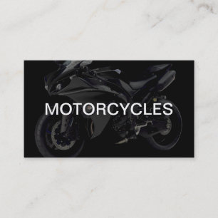 Conception de carte de visite de motos