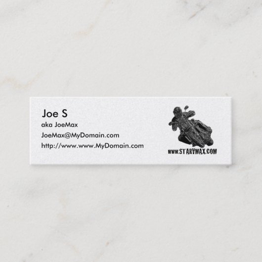 conception de carte de visite de starVmax (Devant)