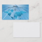 conception de carte de visite dynamique du wordmap (Devant / Derrière)