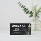 Conception de Carte de visite en verre cassé (Debout devant)