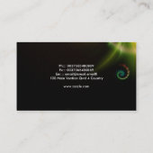 conception de carte de visite fantastique (Dos)