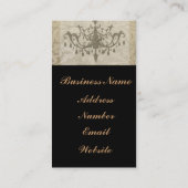 Conception de carte de visite fascinante de diva (Dos)