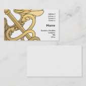 conception de carte de visite médicale de caducée (Devant / Derrière)