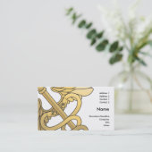 conception de carte de visite médicale de caducée (Debout devant)