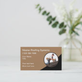 Conception de carte de visite moderne pour service (Debout devant)