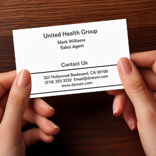 Conception de carte de visite pour les services de
