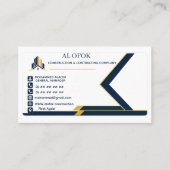 Conception de carte de visite professionnelle pour (Devant)