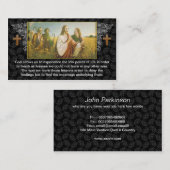 Conception de carte de visite religieuse d'un dieu (Devant / Derrière)