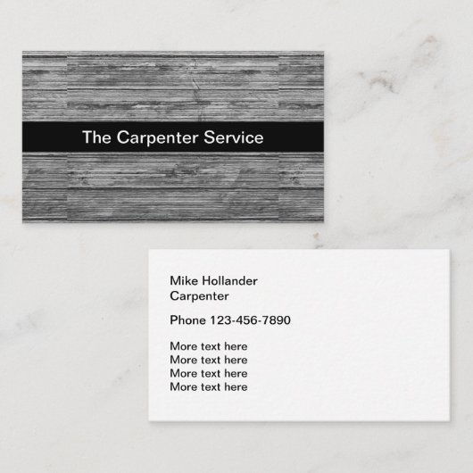 Conception de carte de visite simple de (Devant / Derrière)