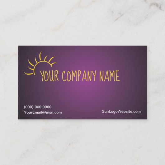 Conception de carte de visite simple de logo de (Devant)