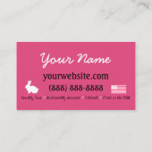 Conception de carte de visite tie dye Parfaitement (Dos)
