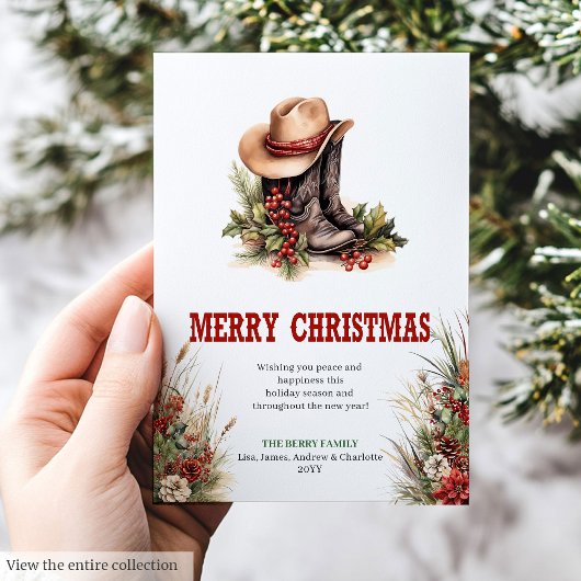 Conception de carte de vœux de Noël Editable Wild