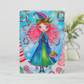 conception de carte de vœux de Noël Sorcière de No (Debout devant)