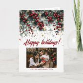 Conception de carte de vœux personnalisée pour les (Devant)