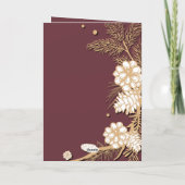 Conception de carte de voeux sur mesure et élégant (Dos)