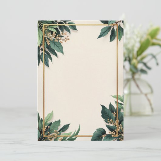 Conception de carte d'invitation (Debout devant)