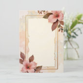 Conception de carte d'invitation (Debout devant)