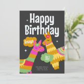 Conception de carte d'invitation d'anniversaire po (Debout devant)
