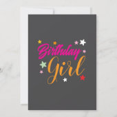 Conception de carte d'invitation d'anniversaire po (Dos)