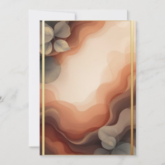 Conception de carte d'invitation de luxe (Devant)