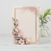 Conception de carte d'invitation de luxe (Debout devant)