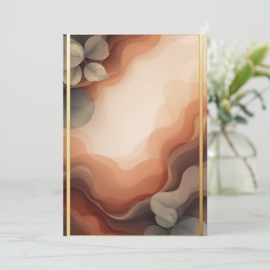 Conception de carte d'invitation de PREMIUM (Debout devant)