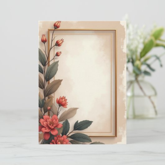 Conception de carte d'invitation de PREMIUM (Debout devant)