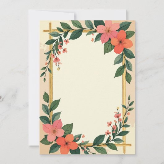 Conception de carte d'invitation de PREMIUM (Devant)