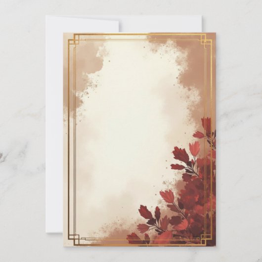 Conception de carte d'invitation de PREMIUM (Devant)