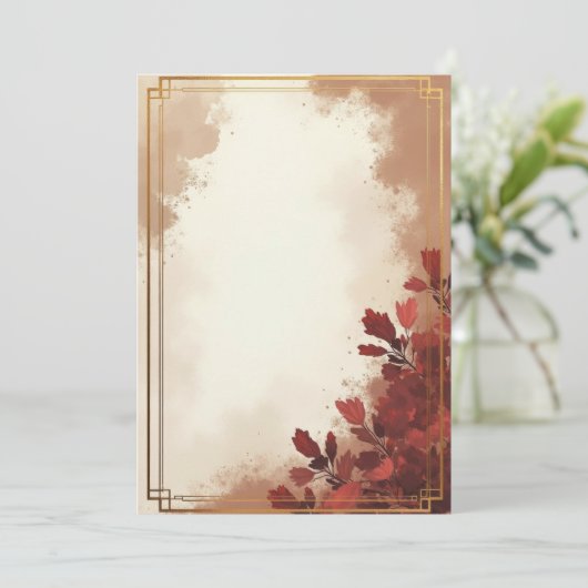 Conception de carte d'invitation de PREMIUM (Debout devant)