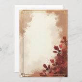 Conception de carte d'invitation de PREMIUM (Devant / Derrière)