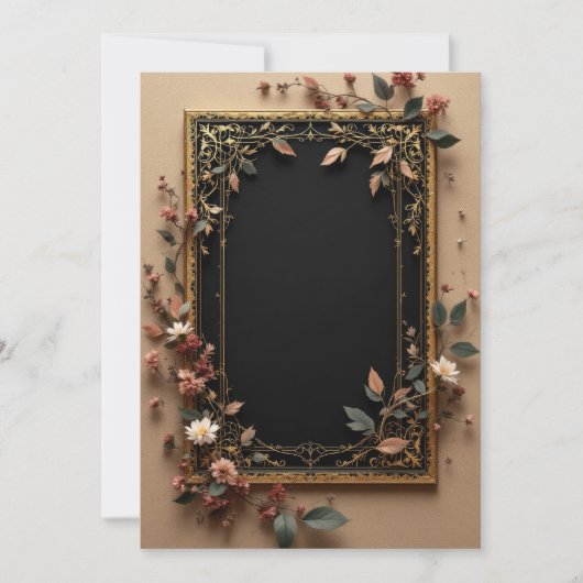 Conception de carte d'invitation de PREMIUM (Devant)