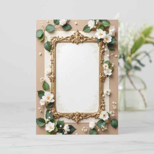 Conception de carte d'invitation de PREMIUM (Debout devant)