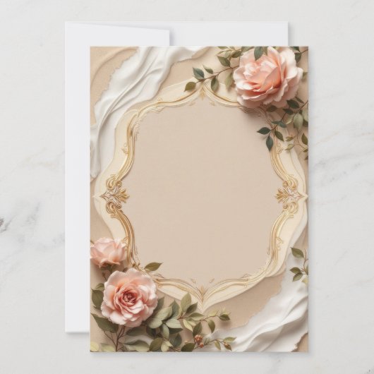 Conception de carte d'invitation de PREMIUM (Devant)