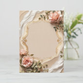 Conception de carte d'invitation de PREMIUM (Debout devant)