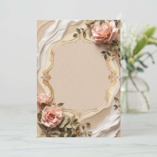 Conception de carte d'invitation de PREMIUM (Debout devant)