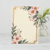 Conception de carte d'invitation de PREMIUM (Debout devant)