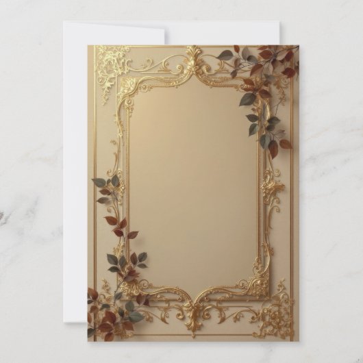 Conception de carte d'invitation PREMIUM (Devant)