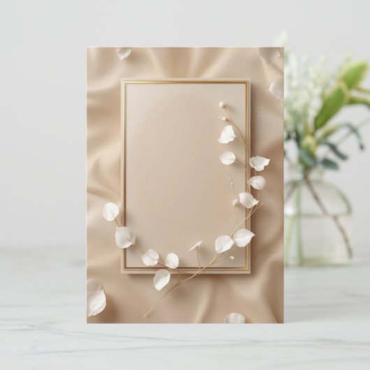 Conception de carte d'invitation PREMIUM (Debout devant)