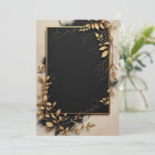 Conception de carte d'invitation PREMIUM (Debout devant)