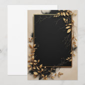 Conception de carte d'invitation PREMIUM (Devant / Derrière)