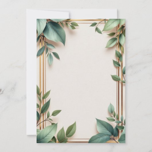 Conception de carte d'invitation PREMIUM (Devant)