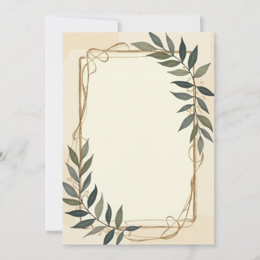 Conception de carte d'invitation PREMIUM (Devant)