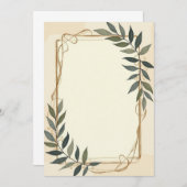 Conception de carte d'invitation PREMIUM (Devant / Derrière)