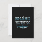 Conception de carte d'invitation SHARK & WSOM" (Dos)