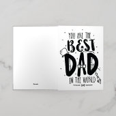 Conception de carte fête des pères (Mise à l'extérieur)